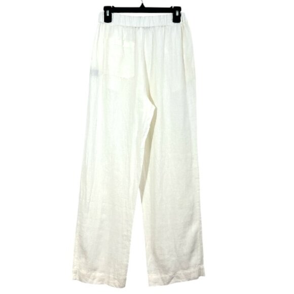Jenni Kayne Logan Linen Pants White Size XS Pre-Loved - Picture 5 of 5